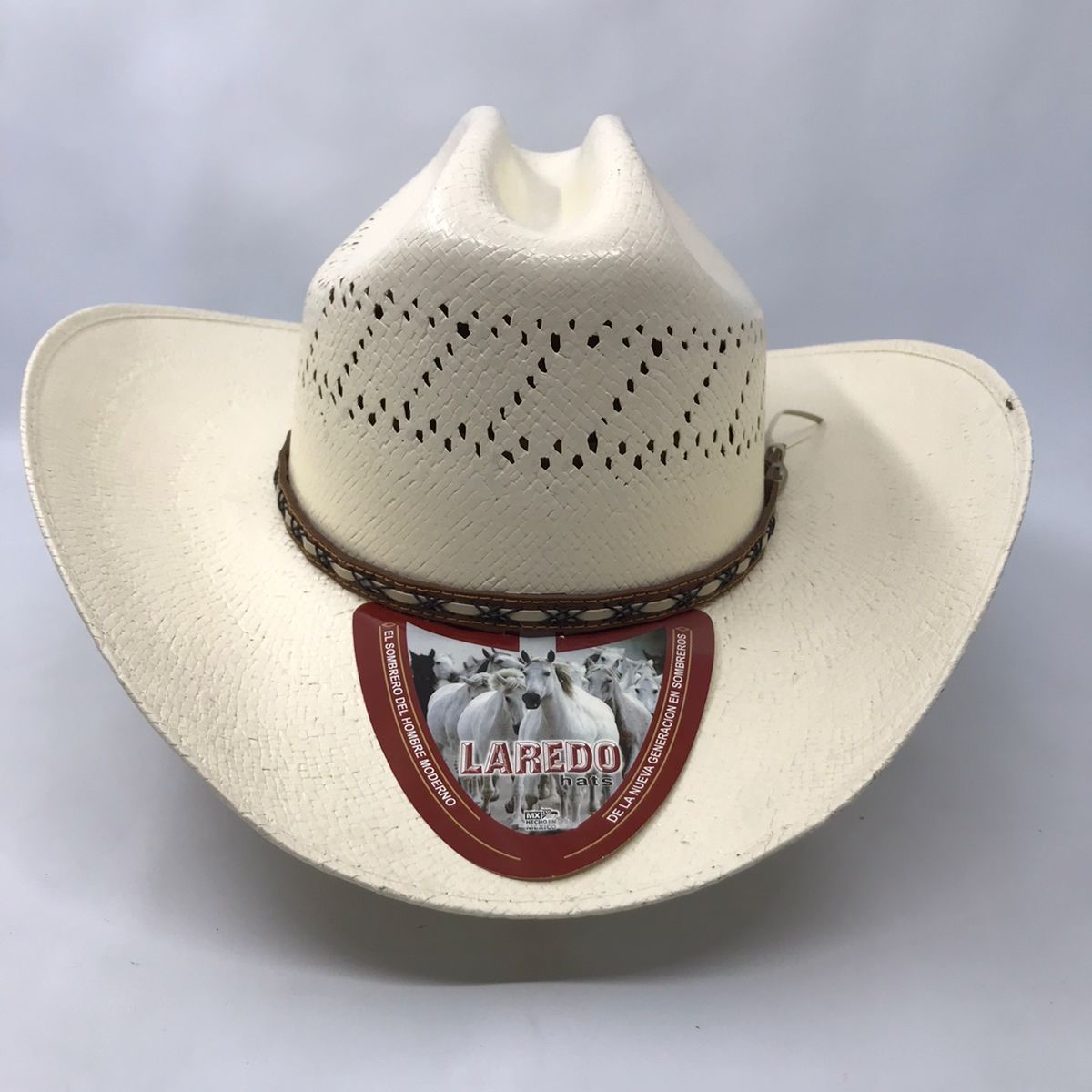 Sombrero toyo randado de horma refaldeado 0186 Laredo Hats tarahumara Laredo Hats